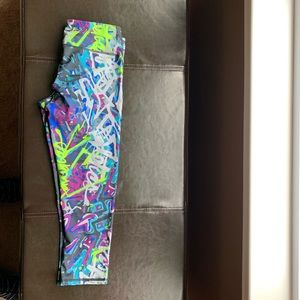 Fabletics Graffiti Cropped Leggings